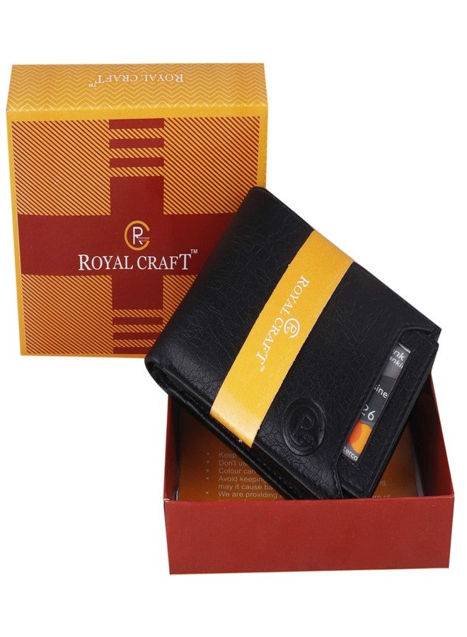 Royal Craft محفظة رجالية من الجلد الصناعي الأسود من رويال كرافت - Image 5